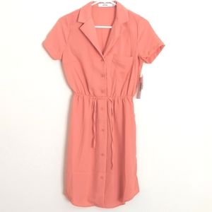 Salmon Colared Dress size S